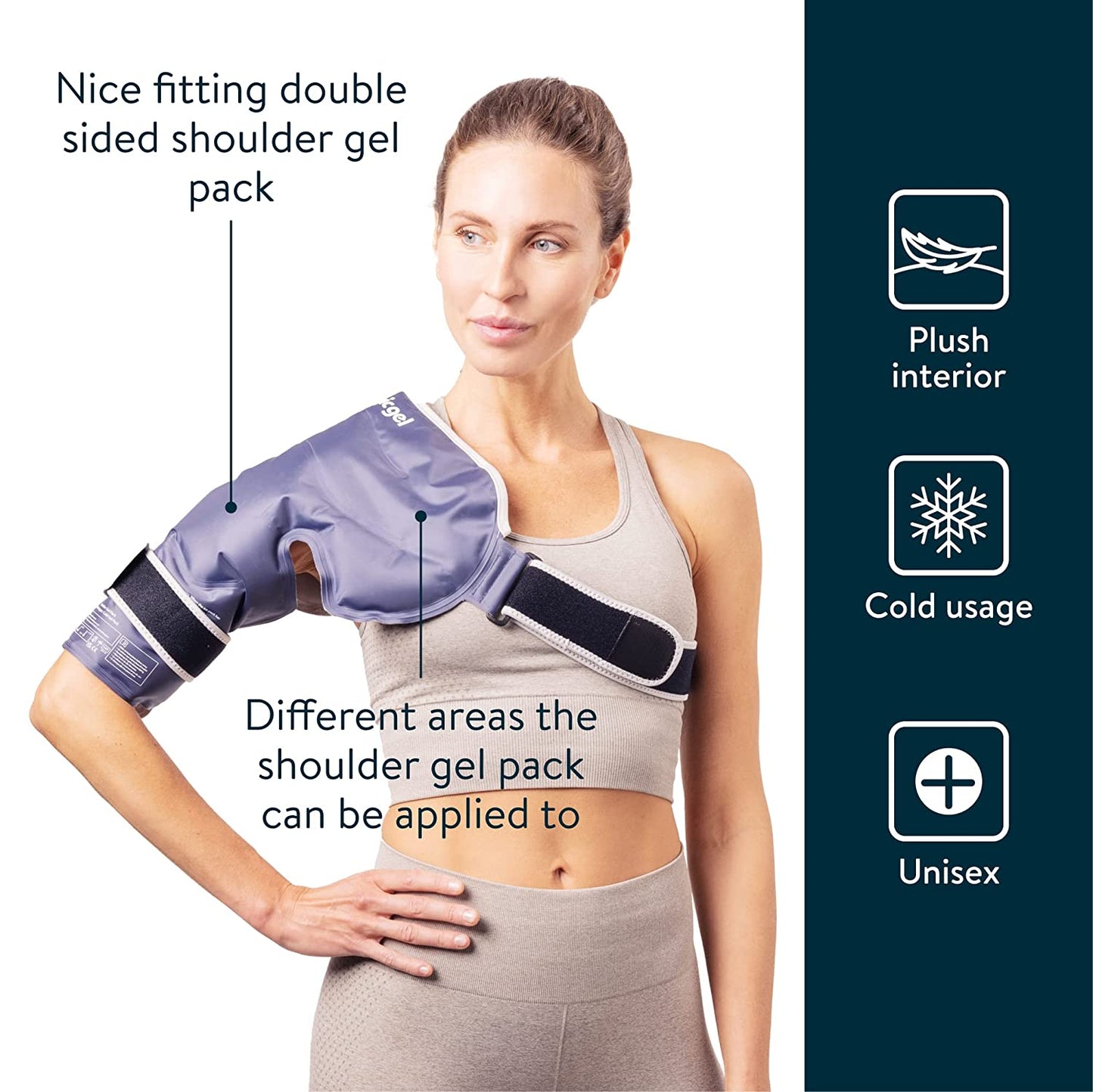 Premium Shoulder Ice Pack with Professional Wrap