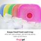 5 pc Colourful Lunch Box Ice Pack Coolers, Lightweight and Long-lasting